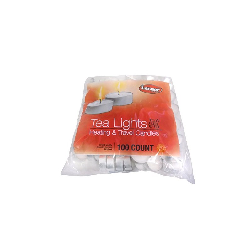 Tea Light Candle White Unscented 100 Count