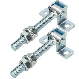 KOTARBAU® Set of 2 Adjustable Gate Hinges M16 130 mm The Perfect Solution for Any Gate System Gate Rod Galvanised Adjustable