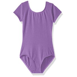 Capezio Short Sleeve Leotard - Girls, Vibrant Violet, Intermediate