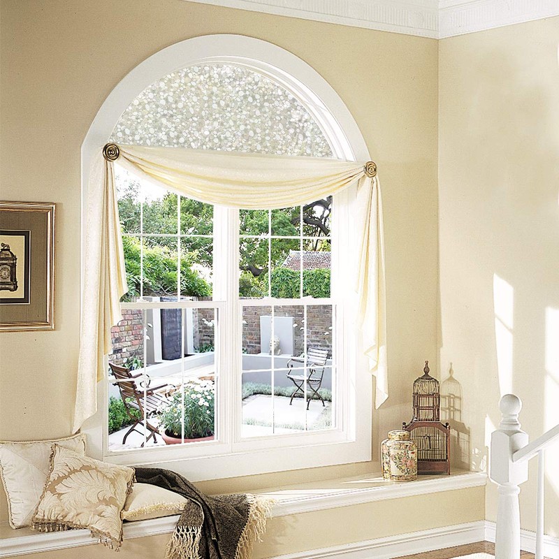 Autotech Park Precut Arched Window Film, Pebble Design, Self Static