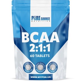 BCAA 120 Tablets 500mg | Advanced Essential Amino Acids Supplement to Build Lean Muscle | Boost Recovery, Muscle Building & Growth | Leucine, Isoleucine & Valine | Vegan (60 Tablets)