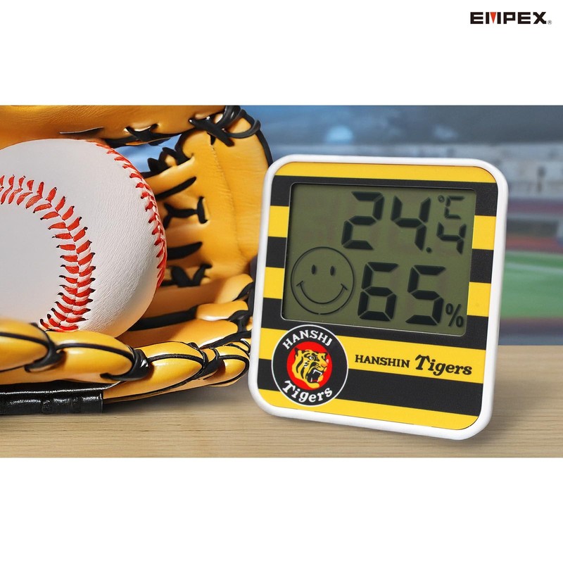 EMPEX TD-6454-HT0 Thermometer, Hygrometer, Thermo-Hygrometer, Digital Hanshin Tigers, Professional Baseball