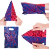PintreeLand 40 PCS Spider Web Party Favor Bags, Red and