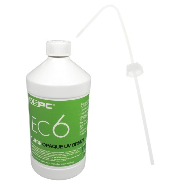 XSPC EC6 Opaque Premix PC Coolant (1000mL) with Filling Cap/Straw