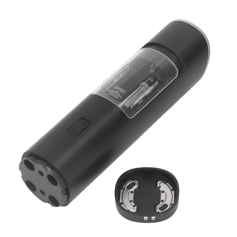 Electric Pepper Grinder Stainless Steel Wireless Visual Pepper Salt Grinder