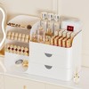 Makeup Organizer with Brush Holder for Vanity,Countertop Makeup Organizer with