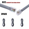 TOYAYAYO RJ12 Cable Phone Cord 15ft RJ12 6P6C Male to