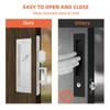 Privacy Pocket Door Lock Hardware, Rectangular Pocket Door Lock and