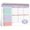 Weekly To Do List Notepad with 52 Undated Sheets（8.5"×11"）- Undated