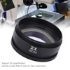 WD30 2X Wide Angle Magnifying Objective Lens Microscope Auxiliary Lens