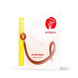 Pitbull Coated Acoustic Guitar Strings Mutant Series Phosphor Bronze (MAG 10-47 SL Süper Light)