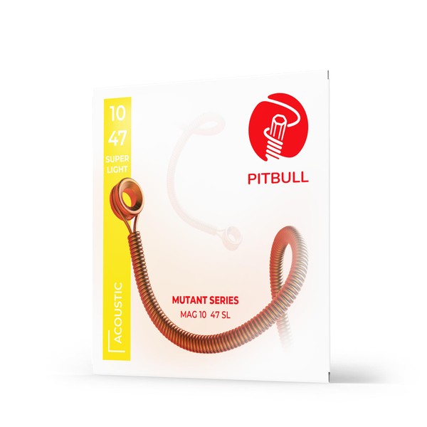 Pitbull Coated Acoustic Guitar Strings Mutant Series Phosphor Bronze (MAG