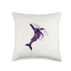 JUMPING WHALE Throw Pillow