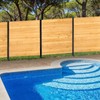 Does Not Apply Wooden Privacy Fence 2 Panels Solid Outdoor