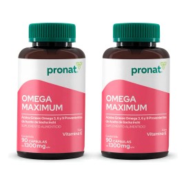 Kit 2 Piezas Suplemento Mega Maximum (omega 3,6,9) Pronat Sabor Sin sabor
