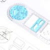 Geometric Ruler, Multifunctional Geometric Ruler, Geometric Drawing, Measuring Instruments, Drawing