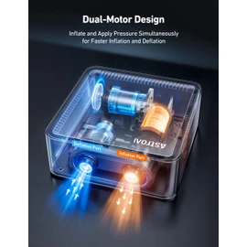 AstroAI P2 Paddle Board Pump Electric Portable,SUP Pump for Paddleboard, 20PSI Air Compressor with Auto-Off, Deflation Function and 12V DC Car Connector for Inflatables, Kayaks and Boats（Yellow）