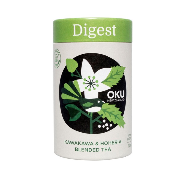 OKU NZ Digest Kawakawa & Hoheria Tea - 15 Tea bags