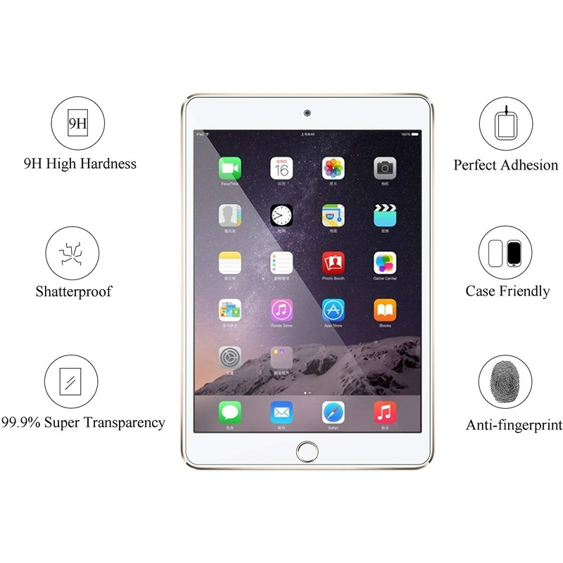 Premium Tempered Clear Glass Screen Protector For i Pad Mini