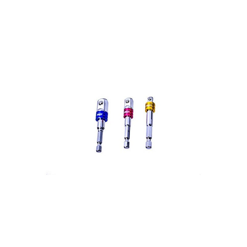 Red Tools Socket adapter set for cordless screwdriver and cordless