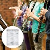 Clarinet Fingering Chart Clarionet Chords Poster Training Chart Musical Instrument