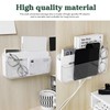 xiruiubao Wall Mount Organiser, Remote Control Holder, Wall Mount, Double