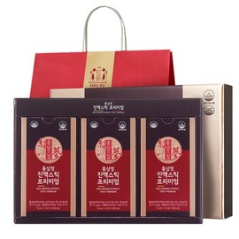 Hongsam-ui-gil Premium Red Ginseng Extract Sticks 30 Packets + Shopping Bag / 홍삼의길 홍삼정진액스틱 프리미엄 30포+쇼핑백