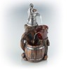 Alpine Corporation WCT688 Old Fashion Pump Barrel Rustic Fountain, 12"L