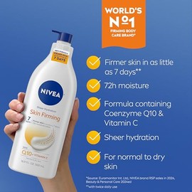 NIVEA Skin Firming Variety Pack - Includes Skin Firming Lotion 16.9 Ounce Lotion  6.7 Ounce Gel Cream                                                 