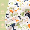 WINLIFE Kids Full Sheet Set Dinosaur Printed 4 Piece Cartoon