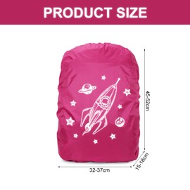 Meleager Rain Cover School Bag, Rain Cover Backpack, School Backpack Rain Cover Reflective, School Bag Rain Cover, Rain Cover for Boys Girls School Beginners