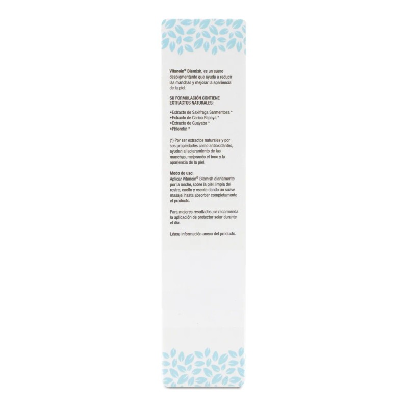 Panalab Vitanoin Blemish 30ml Suero Facial Despigmentante Momento de aplicacin