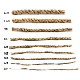 Natural Jute Twine Durable Industrial Packing Materials Heavy Duty Natural Brown Twine Jute Rope/String 328ft/100m for Arts, Crafts & Gardening Applications
