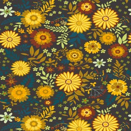 CHELEI2019 Floral Peel and Stick Wallpaper Sunflower Vintage for Wall Decor 17.7" x118"