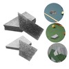 Totority 12pcs Billiard Table Pad End Facings 3mm Rubber Pool