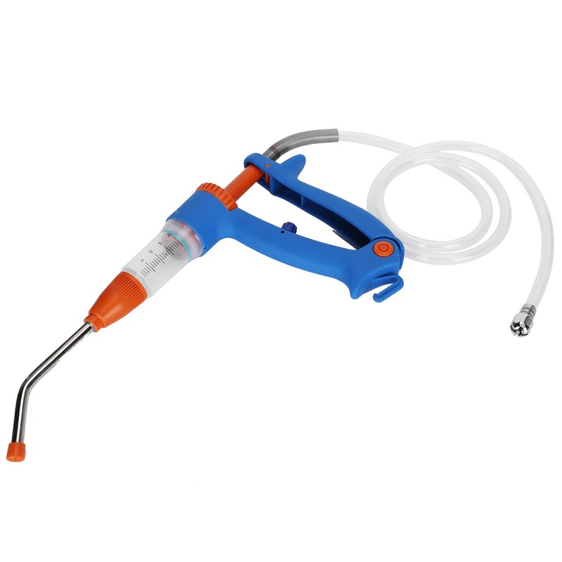 20ml Adjustable Continuous Vaccine Injector Automatic Feeding Injection Tool Veterinary
