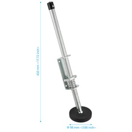 SEHOI 2 PCS Ladder Leveler, Ladder Leg Extensions Levelers, Stairs Extension Ladders Stabilizer with Rubber Feet for Stable Platform, 330 Lbs Loading Capacity