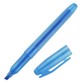 eBuyGB Slim Fluorescent Highlighter Pen, Blue