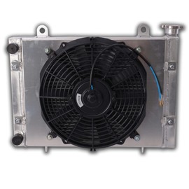 Full Aluminum Radiator & Fan Kit for 2010-2016 Polaris Ranger 800 / XP800 / Crew 800 4x4 6x6
