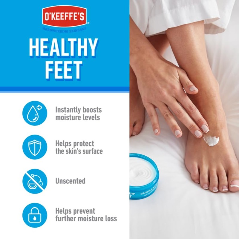 O’Keeffe’s® Healthy Feet Jar 91g 6 Pack