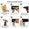 Hair Dryer Holder, 3 in 1 Curling Iron Holder &