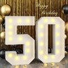 50 Light Up Numbers, Decorative Led Light Up Number Letters,