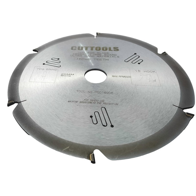 PCD BLADE/CEMENT FIBRE BOARD / 160MM x 20mm Circular Saw