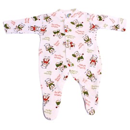 Junior Joy Baby Sleep Suit – 1 Pack Printed for 18–24 Months | 100% Combed Cotton, Cozy and Durable
