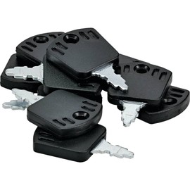 Stens 430-509-10 Ignition Key Shop Pack Compatible with/Replacement for AYP 109310X, 122147X, 532122147, 583657601, Briggs & Stratton 1717163SM, Husqvarna 109310, 532122147, Kohler 25 340 01-S Black