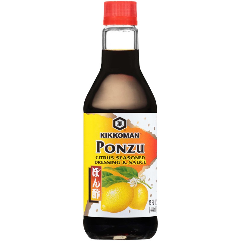 Kikkoman Ponzu Citrus Sazonado aderezo y salsa, 15 onzas