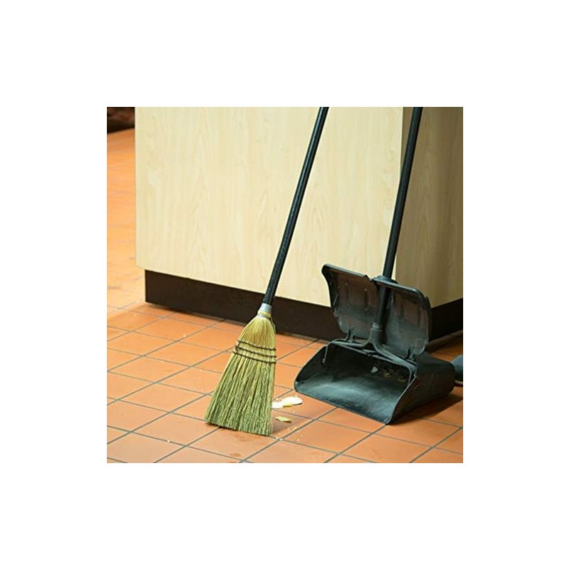 Rubbermaid Commercial Products Lobby Straw/Corn Broom Brown 38-Inch Indoor/Outdoor Broom
