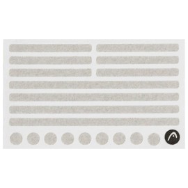 HEAD Unisex Adult Padel Pro Spin Strips, Transparent, One Size