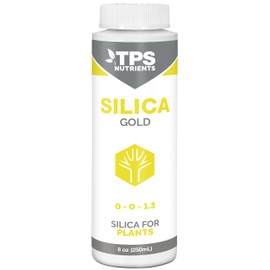 TPS NUTRIENTS Silica Gold Plant Strength Nutrient and Supplement with Bioavailable Silicon 8 oz (250mL)