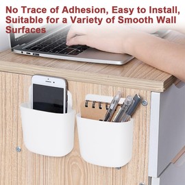 8 Fernbedienung Halter Organizer Fernbedienung Aufbewahrung, Wandhalterung Fernbedienung, Mit Ladeanschluss an Der Unterseite,8 Spurlose Aufkleber Enthalten,Fernbedienungshalter Geeignet Für Haus Büro